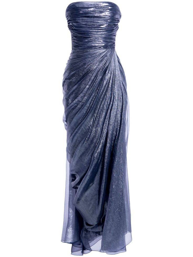 Unique Green Strapless Tulle Ruched Evening Gown Long Party Prom Dress cc2179