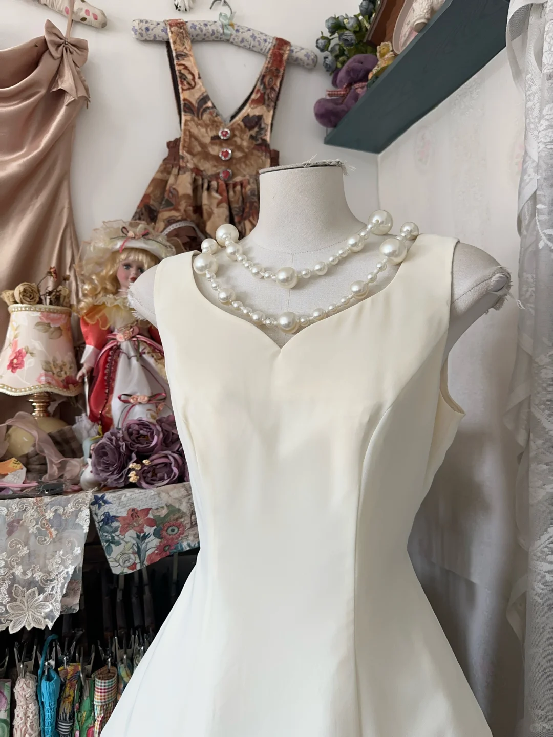Vintage Simple Ivory Elegant A-Line Short Homecoming Dress Party Dress HZ1024