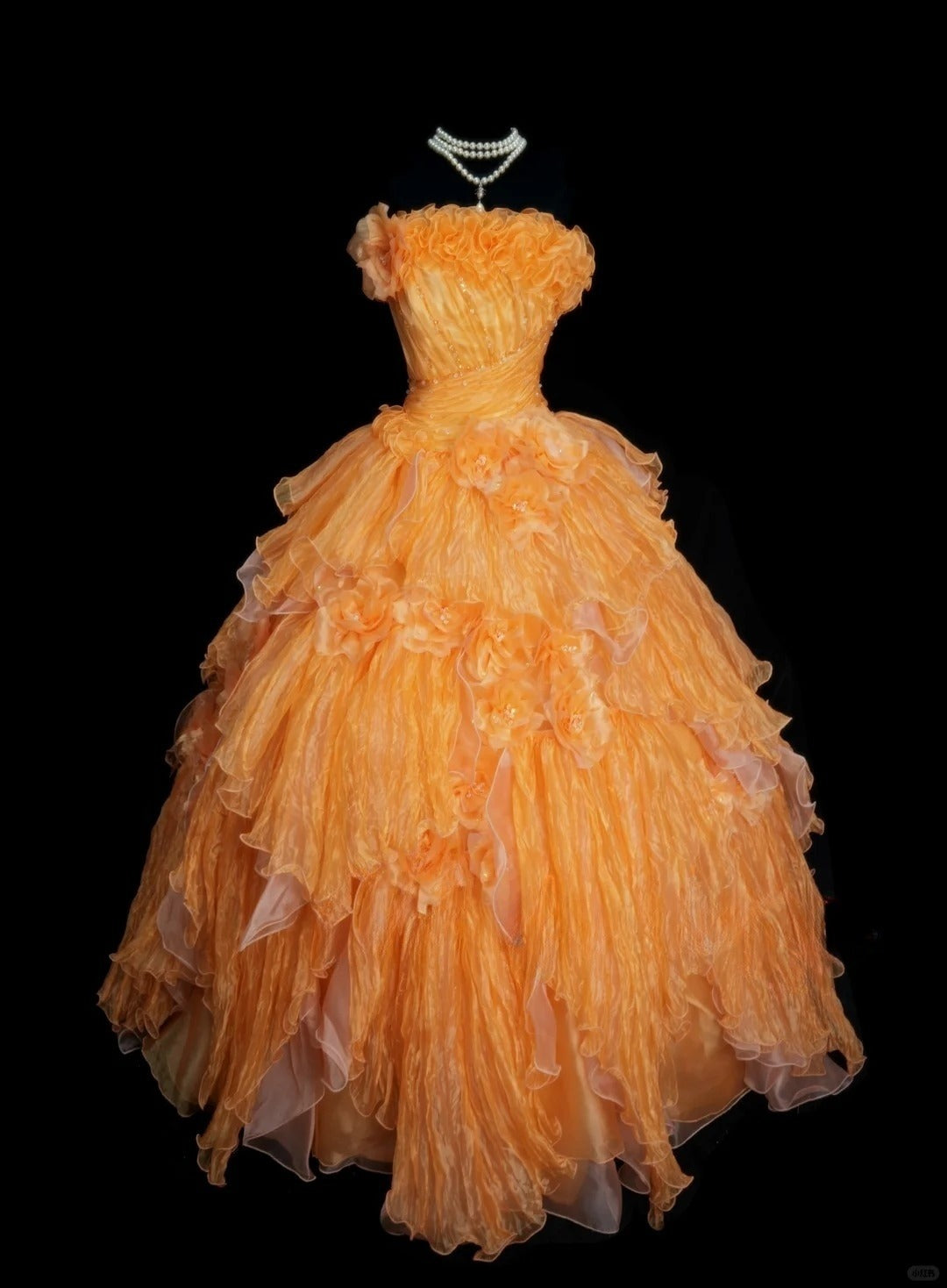 Sweet A-Line Strapless Tulle Long Ball Gown Evening Dress ED01586