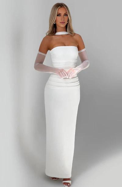 Sexy Simple Black A-Line Off the Shoulder Long Formal Prom Dress