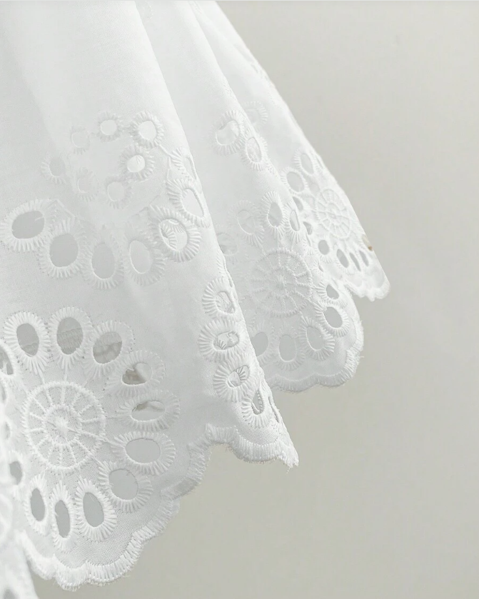 Sweet Heart Neck White Lace Birthday Cake Dress Homecoming Dress cc3867