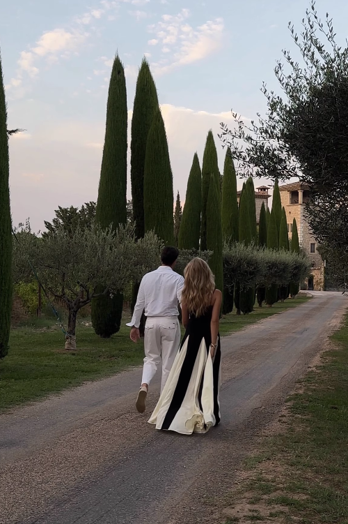 Vintage Black and White A-Line Prom Dress Spaghetti Strap Evening Dress Long Formal Dress HZ1024