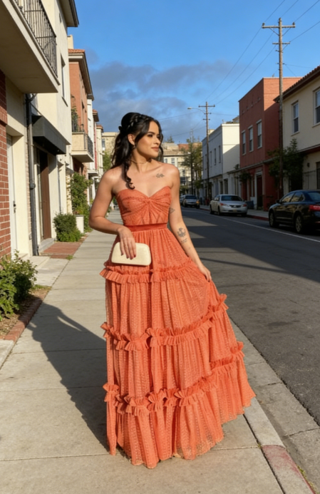 Fancy A line Sweetheart Long Tulle Pleated Evening Dress Party Gowns Evening Special Formal Dresses Prom Dress DH213