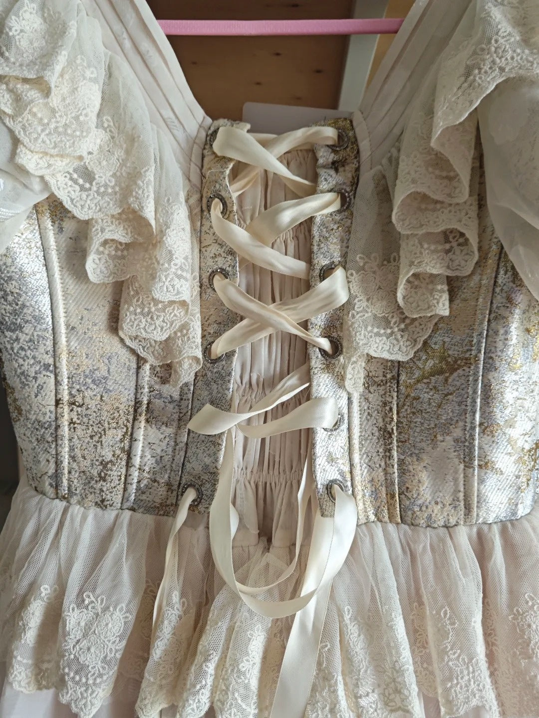 girlhomeshops-White Princess Palace Tulle Long and Ground Ball Dress Adult Ceremony Dress gh5906