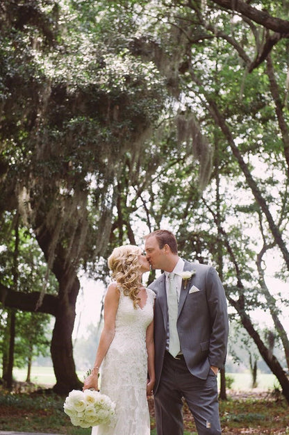 Mermaid Open Back Lace & Tulle Bridal Gowns