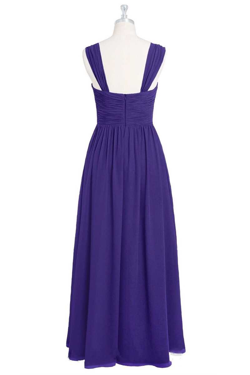 Regency Sweetheart Backless A-Line Long Bridesmaid Dress