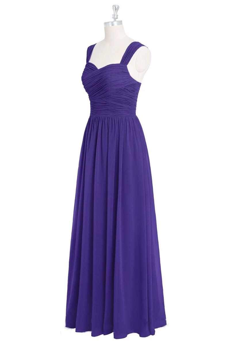Regency Sweetheart Backless A-Line Long Bridesmaid Dress