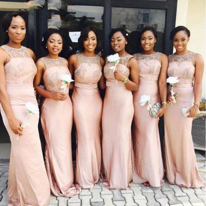 Sexy Lace Bridesmaid Dresses - RongMoon