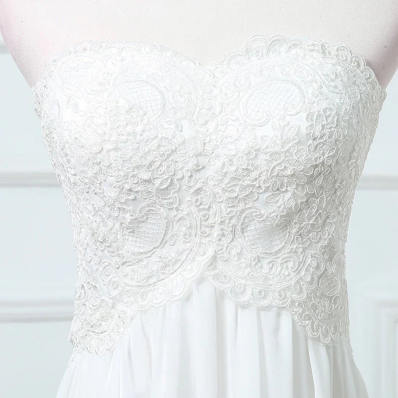 Long Suknia ślubna Vestidos Satin Wedding Dress Formal Simple Vestido De Novia Bride To Be