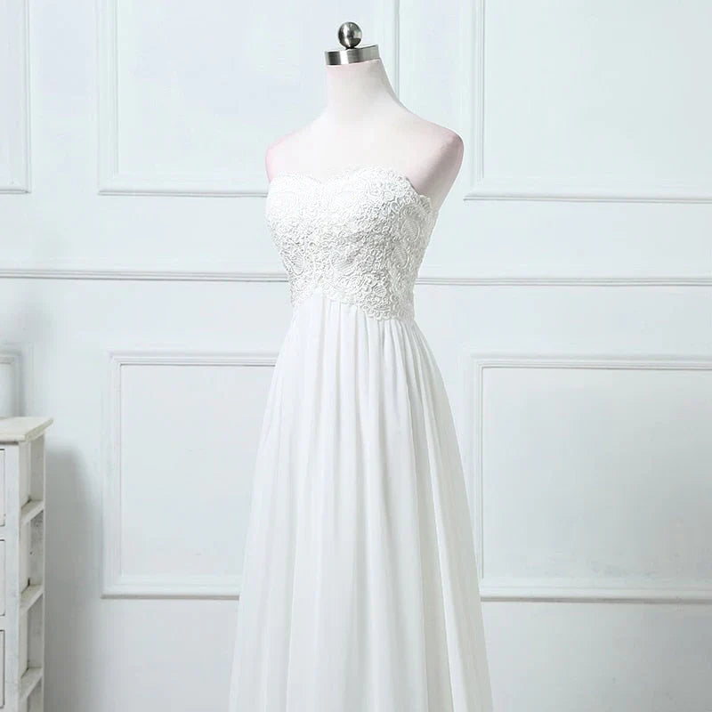 Long Suknia ślubna Vestidos Satin Wedding Dress Formal Simple Vestido De Novia Bride To Be