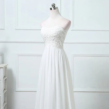 Long Suknia ślubna Vestidos Satin Wedding Dress Formal Simple Vestido De Novia Bride To Be