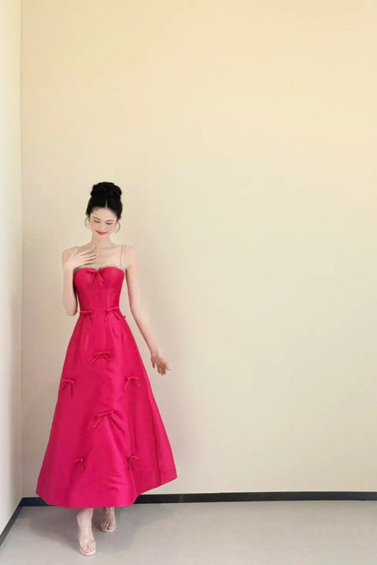 Sweet and Cute Party Dress, Birthday Dress, Bow Dress gh6778