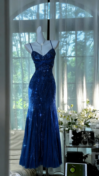 Vintage Beading Long Elegant Chiffon Homecoming Dress Ball Dress Evening Dress Birthday Party Dress Date Dress Prom Dress gh4681