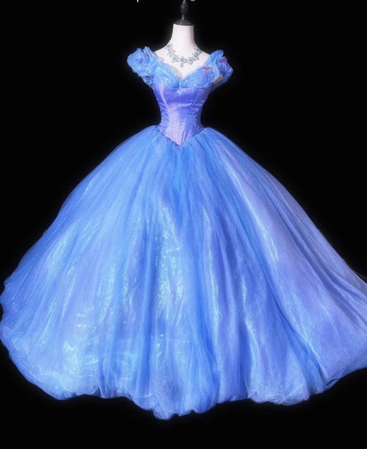 Long Princess Dress Birthday Dress gh7032