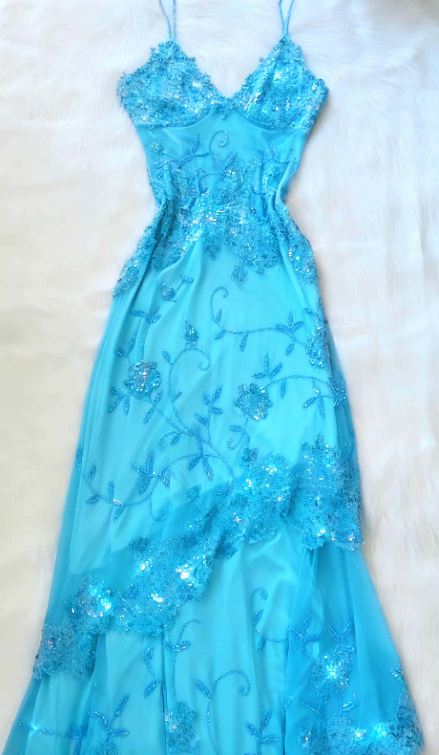 Pink Fashion Exquisite Beaded Spaghetti Strap A-Line Lace Floor Length Elegant Ball Gown Evening Dress gh3168
