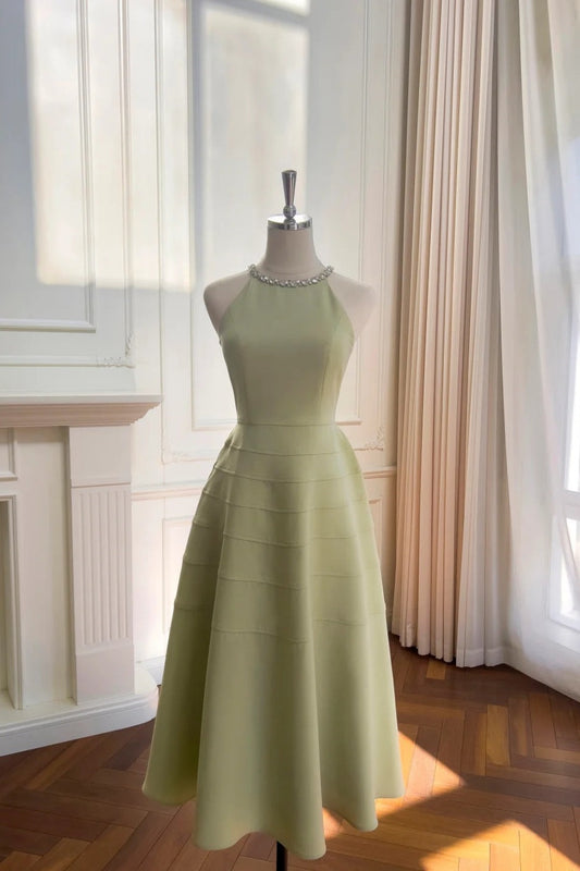 Green long gown gh6797