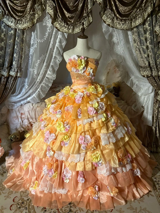 Long Dress Evening Dress Birthday Dress Princess Dress gh7035