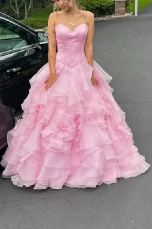 girlhomeshops-Pink sweet 16 dress 💕 💕 gh5933