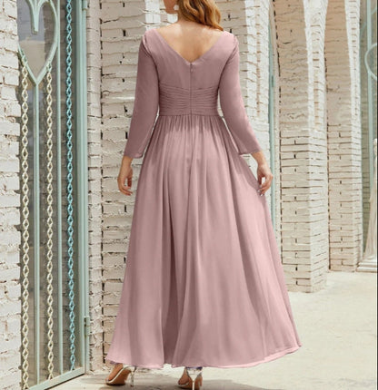 Bridesmaid Dress Chiffon Formal Party Dress Evening Dress