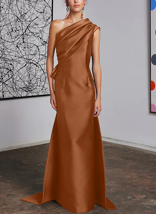 Tight fit/straight shoulder mother of the bride dress