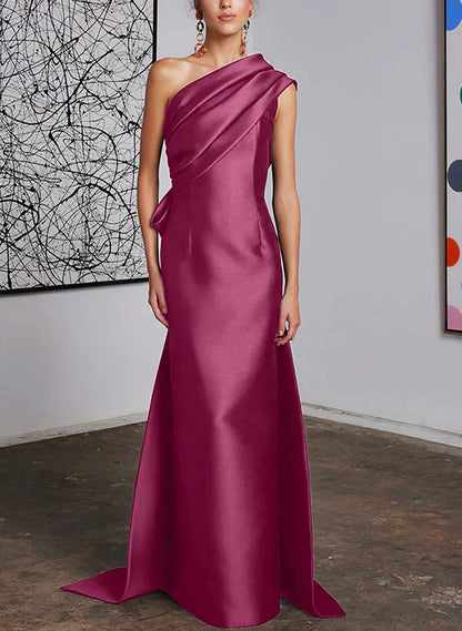 Tight fit/straight shoulder mother of the bride dress