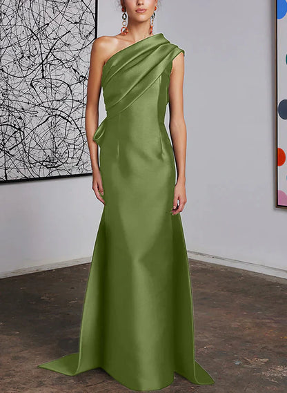 Tight fit/straight shoulder mother of the bride dress