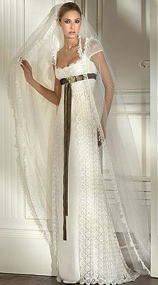 White vintage elegant fashion exquisite lace green ribbon long satin floor length small tail prom dress evening dress party dress prom dress wedding dress wedding guest dress bridesmaid dress gh3789
