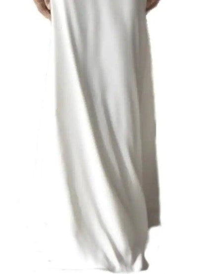 Mermaid / Trumpet Wedding Dresses Off Shoulder Sweep / Brush Train Chiffon Over Satin Short Sleeve Beach with Draping - RongMoon