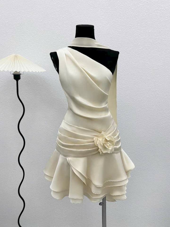 One Shoulder Short Evening Party Dress Homecoming Gowns Classy