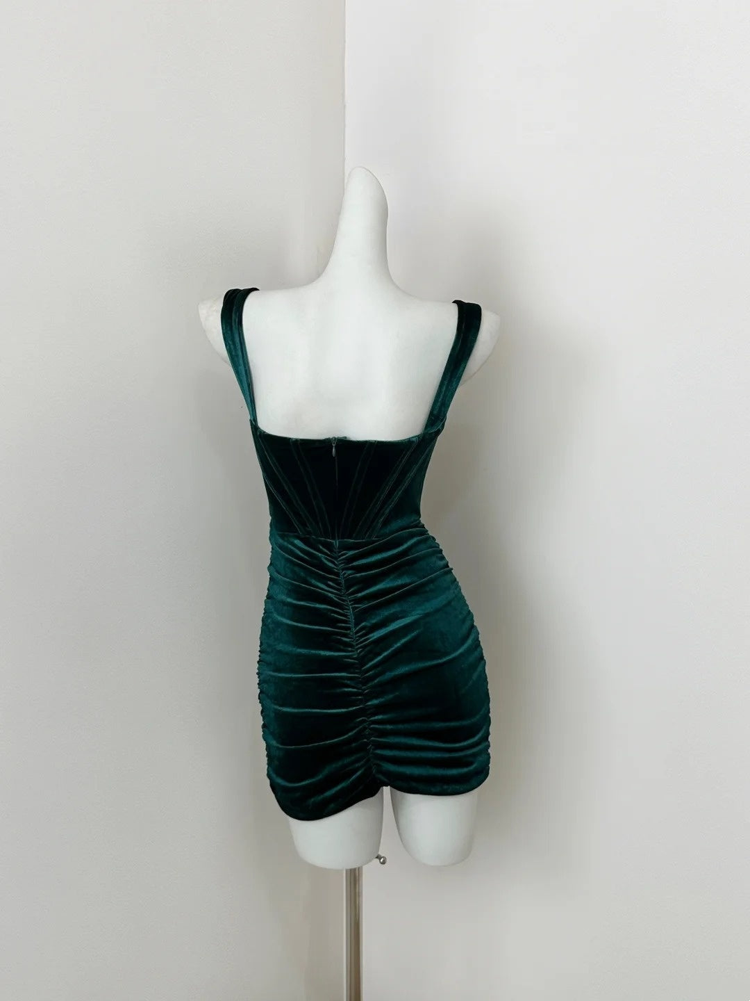 Teal Simple Fashion Short Velvet Homecoming Dress Birthday Dress Prom Dress Party Dress gh4829