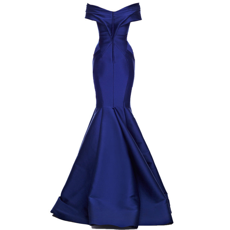Mermaid Off The Shoulder V-neck Gown