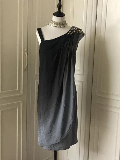✨Beautiful dreamy gradient retro small dress short homecoming dress dress skirt prom dress evening dress prom dress gh4334
