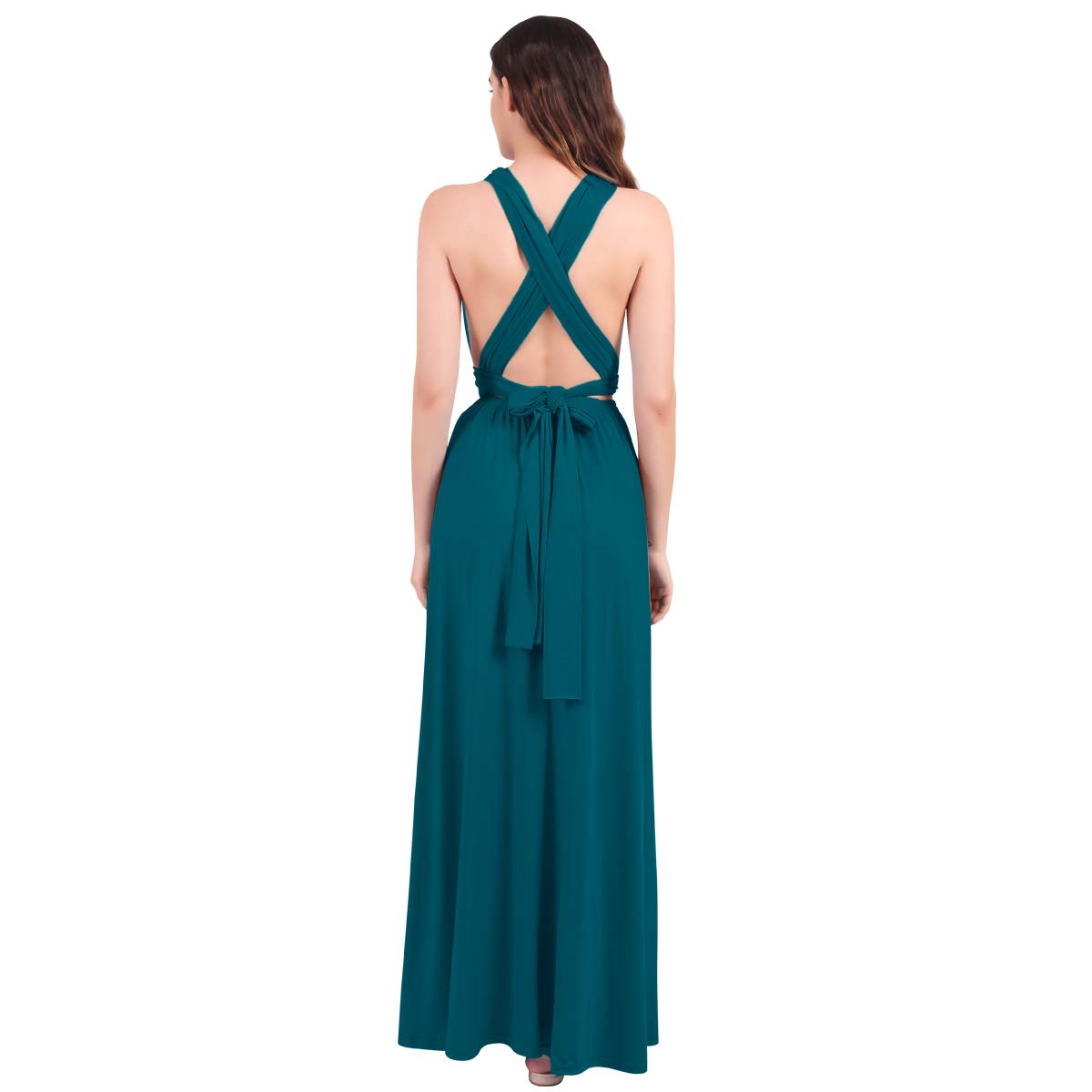 Long Prom Dress Multi-Way Wrap Convertible Infinity Formal Wedding Party Maxi Gown