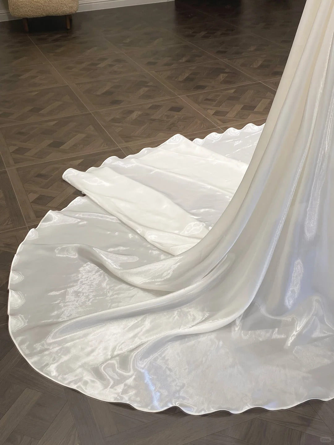 Girlhomeshops--Satin wedding dress white tube top fairy long wedding dress prom dress gh5442
