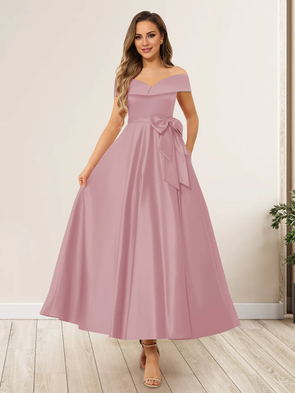 A character/Princess Butterfly Dew Shoulders No Sleeve Length Mother of the bride dress