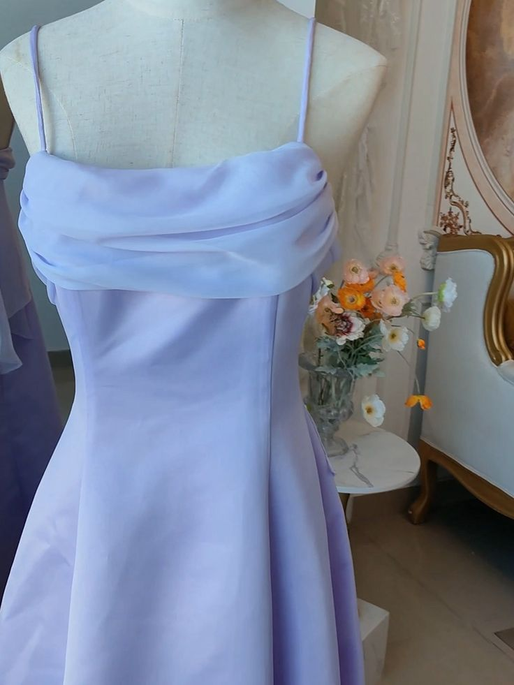 Elegant Spaghetti Straps Long Party Dress A Line Prom Dress cc1478