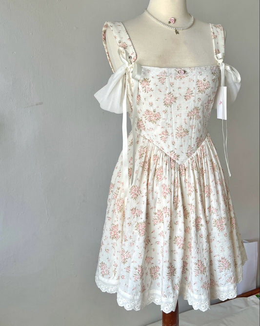 girlhomeshops--Floral Short Chiffon Long Homecoming Dress gh5713
