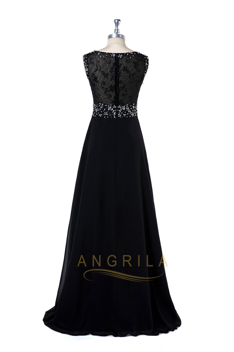 Beading Sleeveless Bridesmaid Dresses