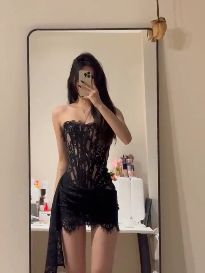 Sheath Lace Birthday Dress Mini Tight Homecoming Dresses Short