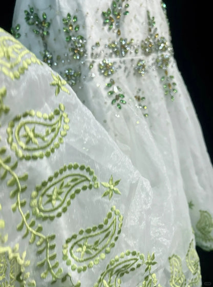 Light Green Spring Summer New Style Retro Fashion Elegant Exquisite Rhinestone Beads Floral Short Tulle Homecoming Dress Birthday Party Dress Prom Dress Evening Dress Prom Dress gh3861