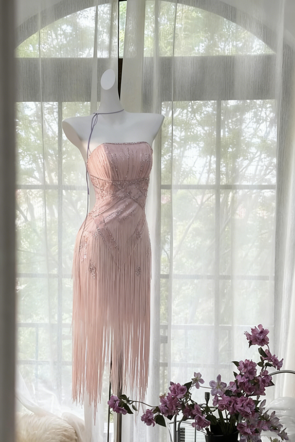 Gorgeous Exquisite Beaded Lace Long Chiffon Homecoming Dress Prom Dress Evening Dress Wedding Party Dress Prom Dress Graduation Date Dress gh3988