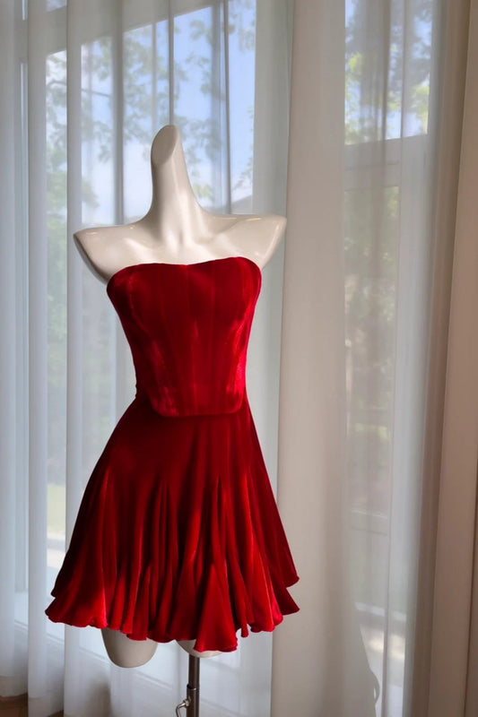 Short Satin Homecoming Dress Birthday Dress gh6802