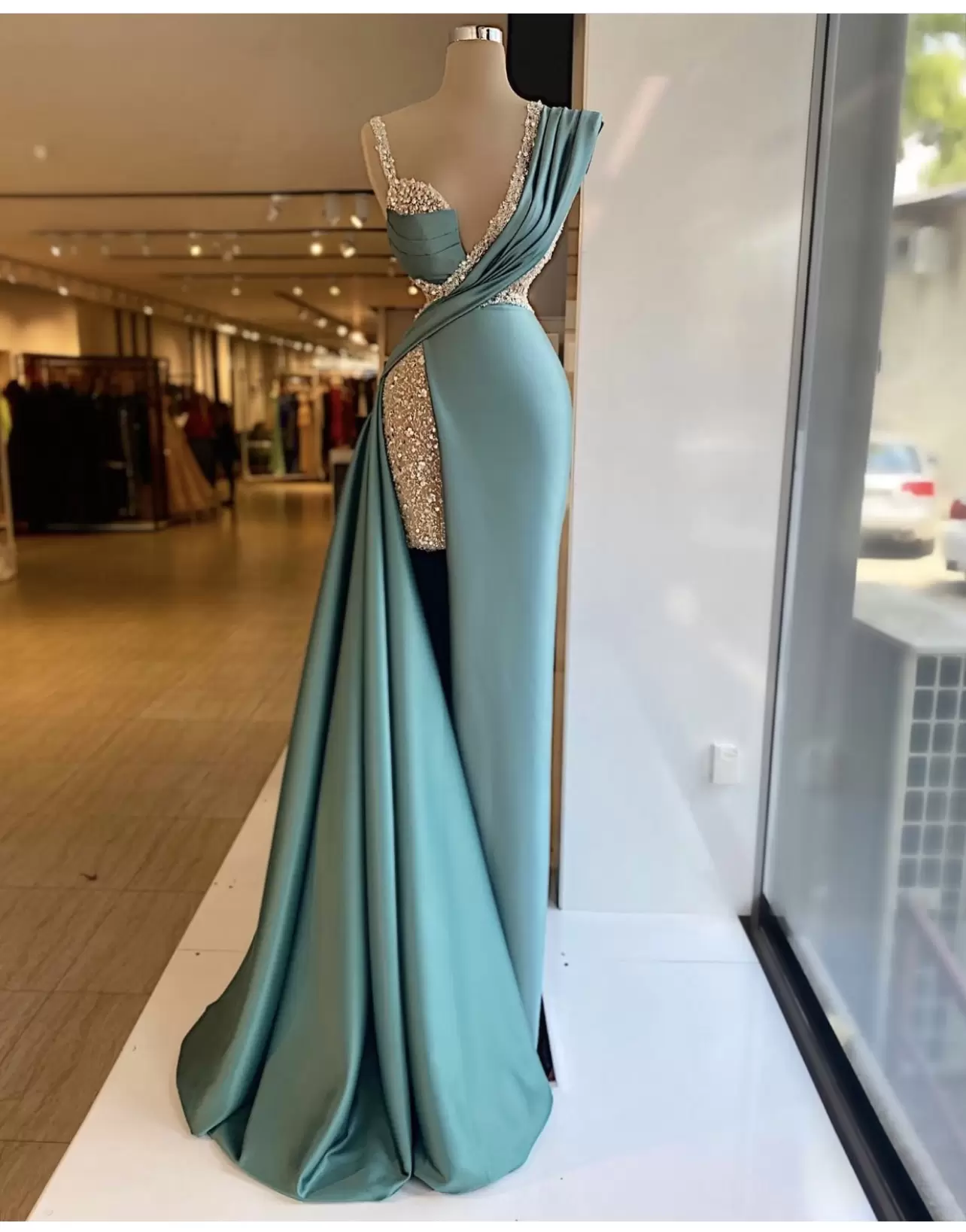 Elegant evening dress Prom dresses long cheap C1669