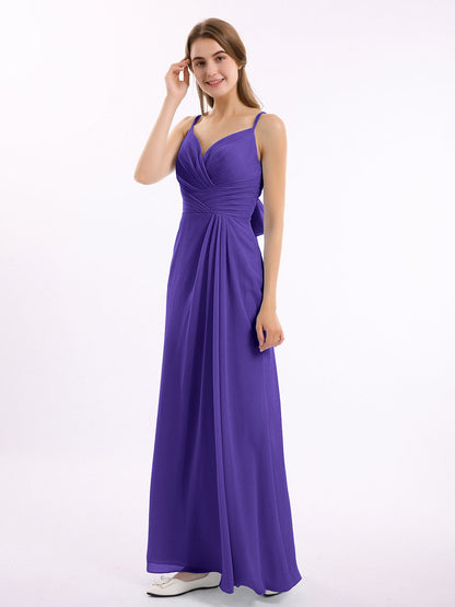 Sweetheart Neck Chiffon Gown with Double Straps Regency