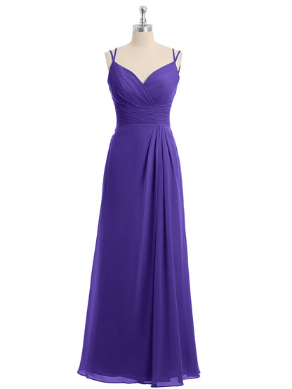 Sweetheart Neck Chiffon Gown with Double Straps Regency