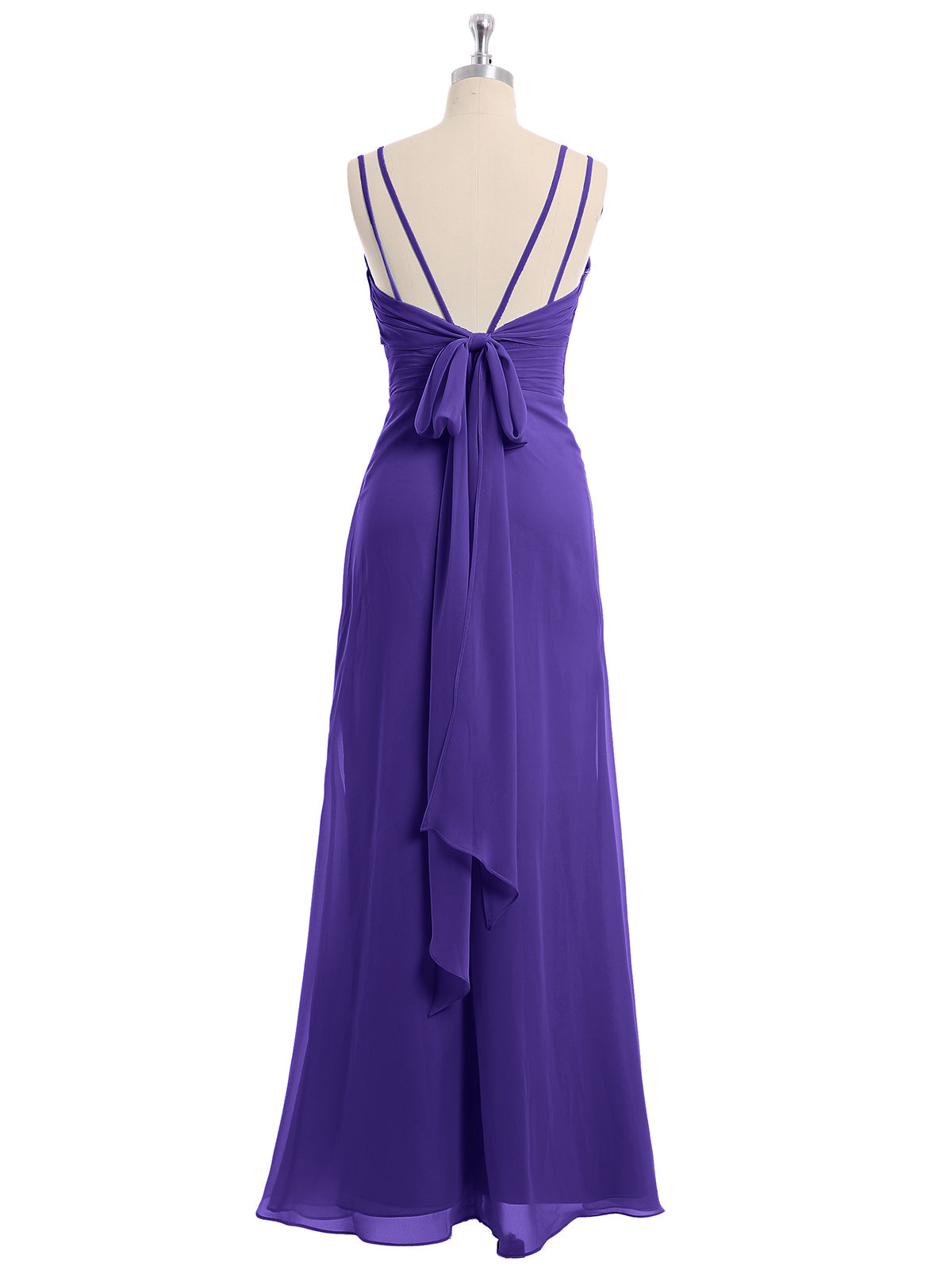 Sweetheart Neck Chiffon Gown with Double Straps Regency