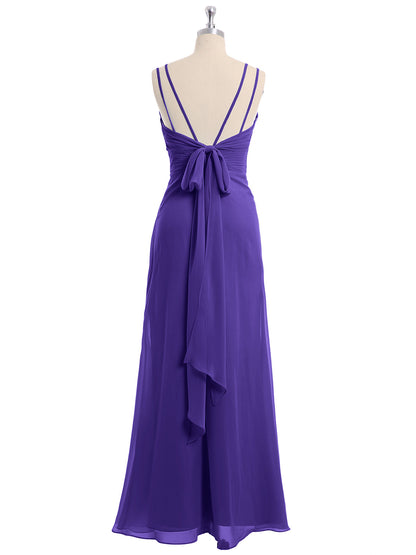 Sweetheart Neck Chiffon Gown with Double Straps Regency