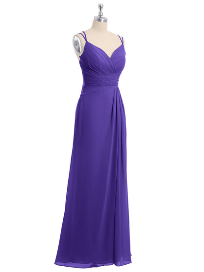 Sweetheart Neck Chiffon Gown with Double Straps Regency