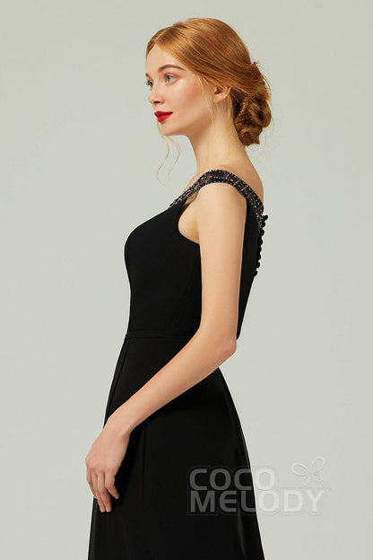 A-Line Floor Length Chiffon Bridesmaid Dress Formal Dresses CB0339
