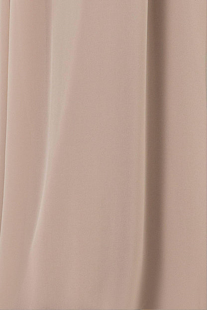 A-Line Sweep-Brush Train Chiffon Bridesmaid Dress CB0454